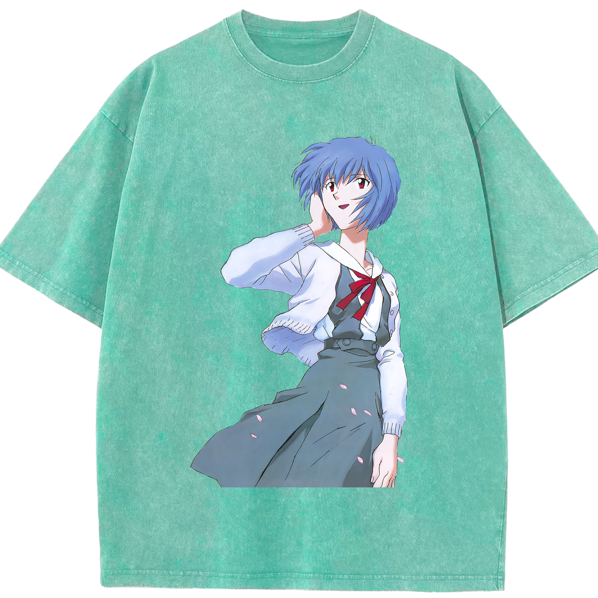 （画像用） EVA 新世紀エヴァンゲリオン 綿100% ヴィンテージ風 半袖Tシャツ（フロントプリント）